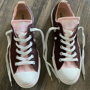 Pink and Brown All Star Converse